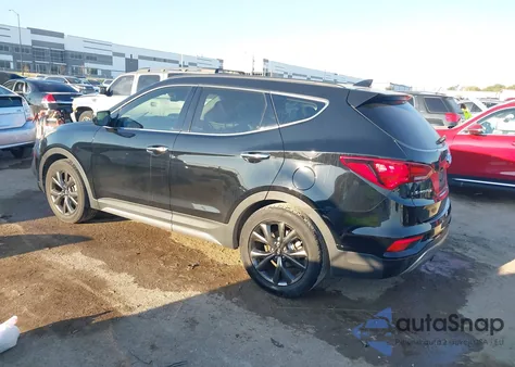 2018 Hyundai Santa Fe Sport 2.0T Ultimate from USA, damaged, VIN 5XYZW4LA1JG534802